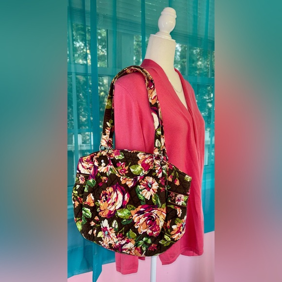 Vera Bradley Lola Very Berry Paisley Tote - Picture 6 of 6